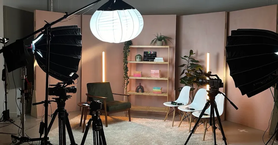 Content creation studio setup